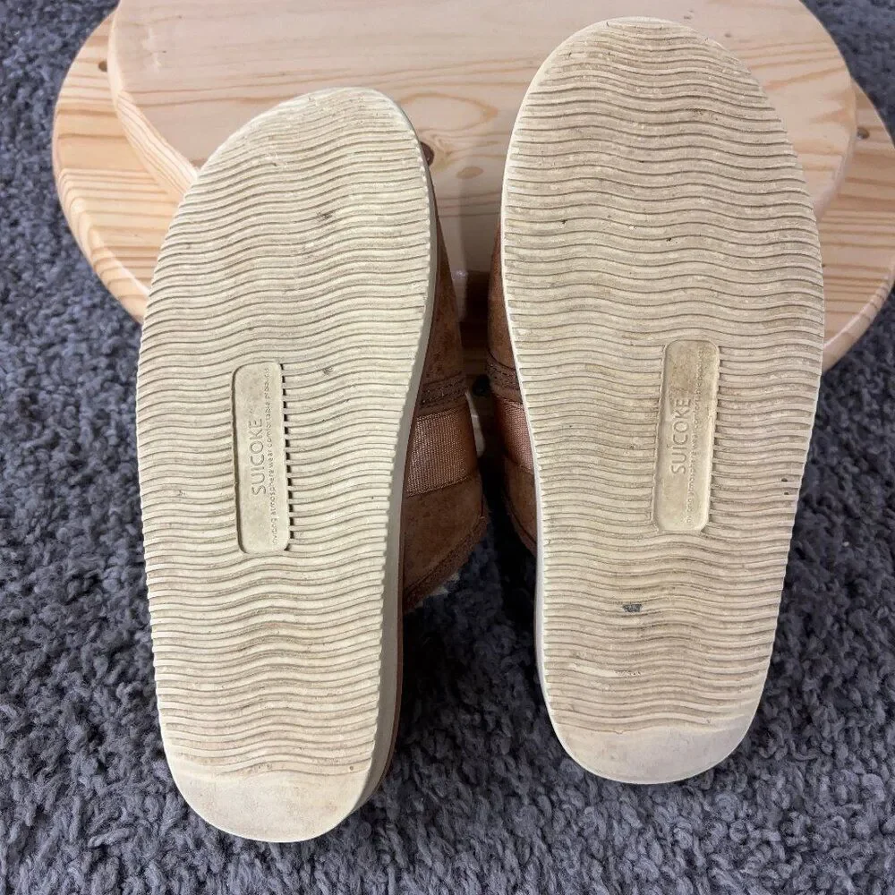 Suicoke Women's Brown Shearling Slippers - Picture 11 of 11